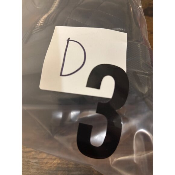 Nine West Black Quilted Ankle Boots With Faux Fur Lining  Chunky Lug Sole - Picture 10 of 11